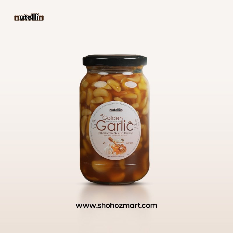 Product p 12 Golden Garlic Fermented Garlic Honey Blend 460gm - Image 1
